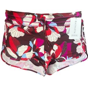 NWT Athleta Surge Swim Shorts Floral Bloom size M